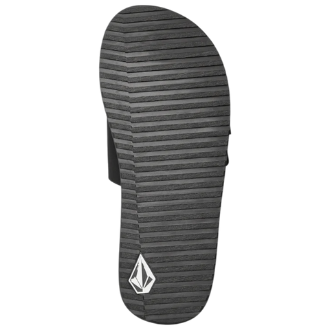 Volcom Recliner Slide - Black and White