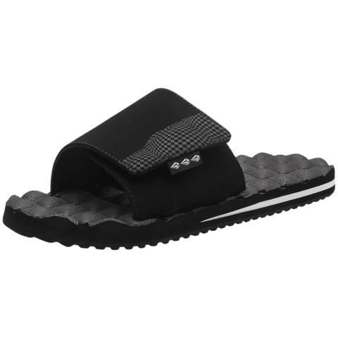 Volcom Recliner Slide - Black and White