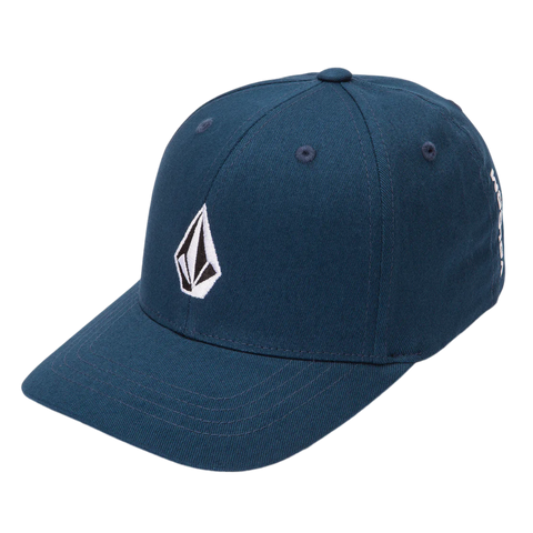 Volcom Boys Full Stone Flexfit Hat - Aged Indigo