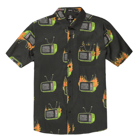 Volcom FA J Hager Woven Button Down - Black