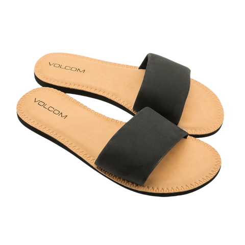 Volcom Simple Slide Sandals- Black