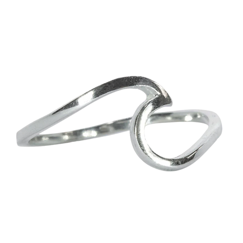 Pura Vida Wave Ring - Silver