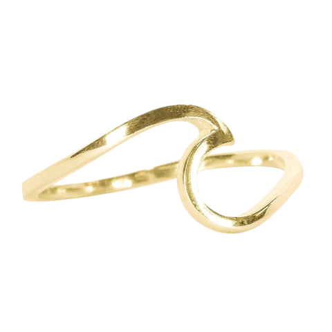 Pura Vida Wave Ring - Gold
