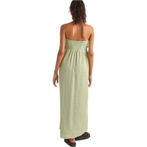 Rhythm Zali Tie Side Maxi Dress - Sage