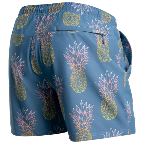 BN3TH Agua Volley 2N1 5" Swim Short - Grande Pineapple Fade Fog