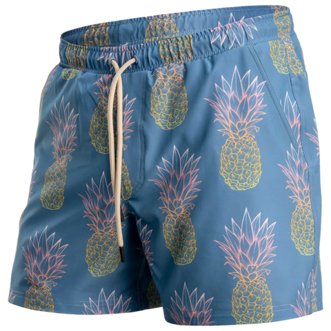 BN3TH Agua Volley 2N1 5" Swim Short - Grande Pineapple Fade Fog