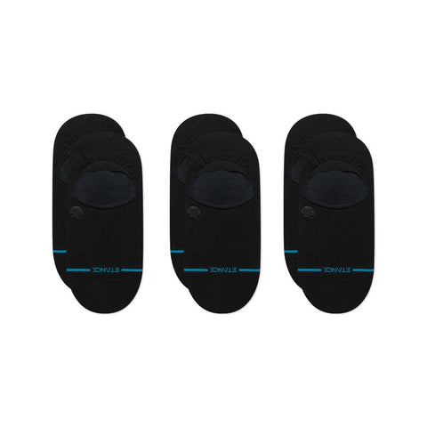 Stance No Show Icon Socks 3 Pack - Black