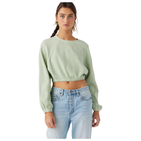 O'neill Tour Waffle Knit Slouchy Top