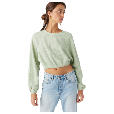 O'neill Tour Waffle Knit Slouchy Top