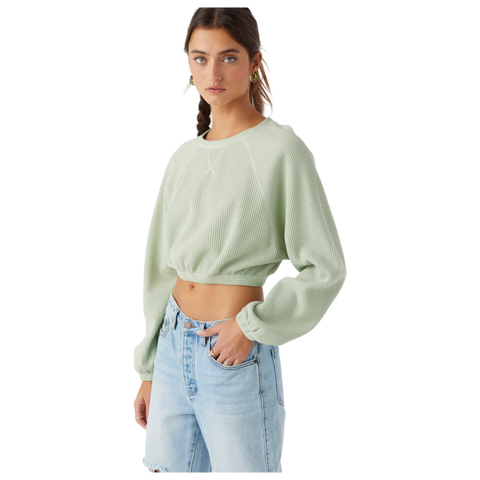 O'neill Tour Waffle Knit Slouchy Top