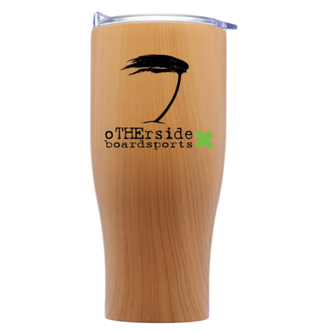 Otherside Insulated Travel Cup - Beachwood (light wood)