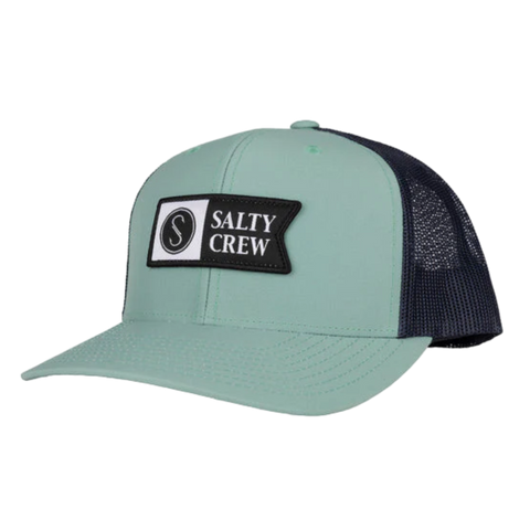 Salty Crew Pinnacle 2 Retro Trucker - Spinach/Navy