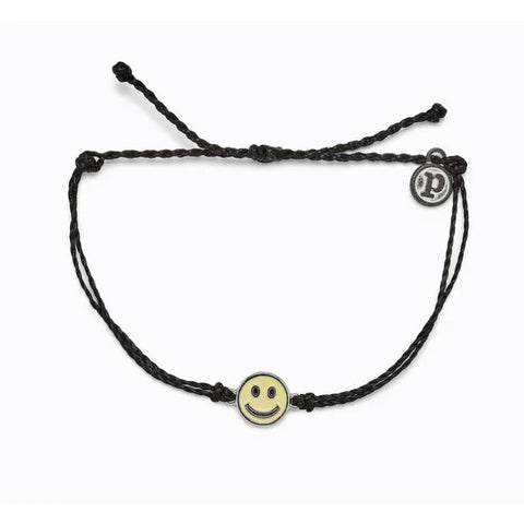 Pura Vida Bracelets - Enamel Happy Face