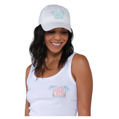 Salty Crew Postcard Dad Hat - White