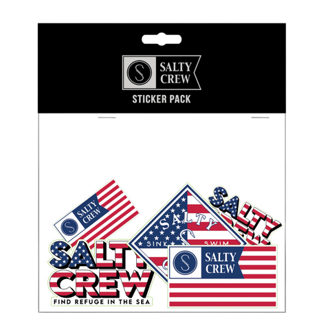 Salty Crew Sticker Pack- Stars and Stripes
