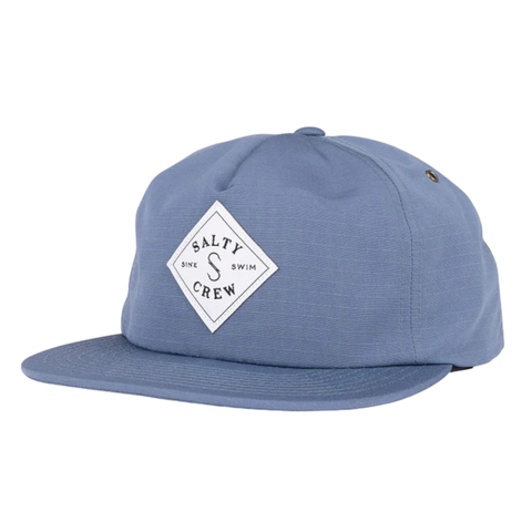 Salty Crew Tippet Rip 5 Panel Hat - Slate