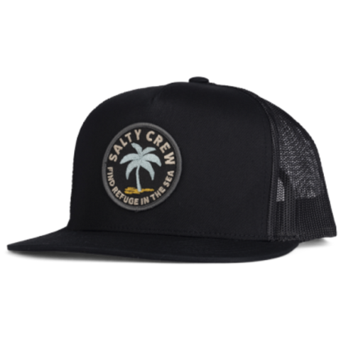 Salty Crew Boys Tropics Trucker Hat - Black