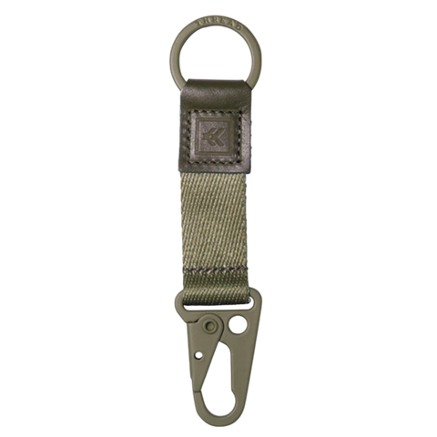 Thread Keychain Clip - Olive