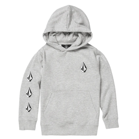 Volcom Boys Iconic Stone Pull Over - Heather Grey