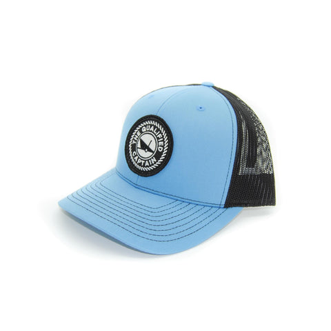 The Qualified Captain Embroidered Patch Trucker Hat