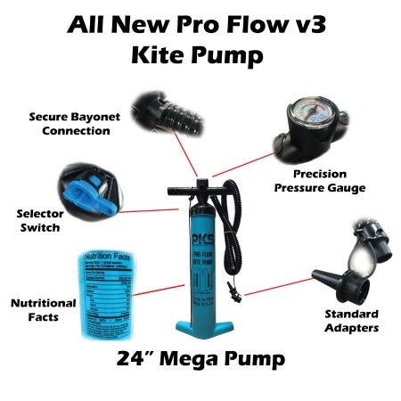PKS Pro Flow Mega Kite Pump V2 24"
